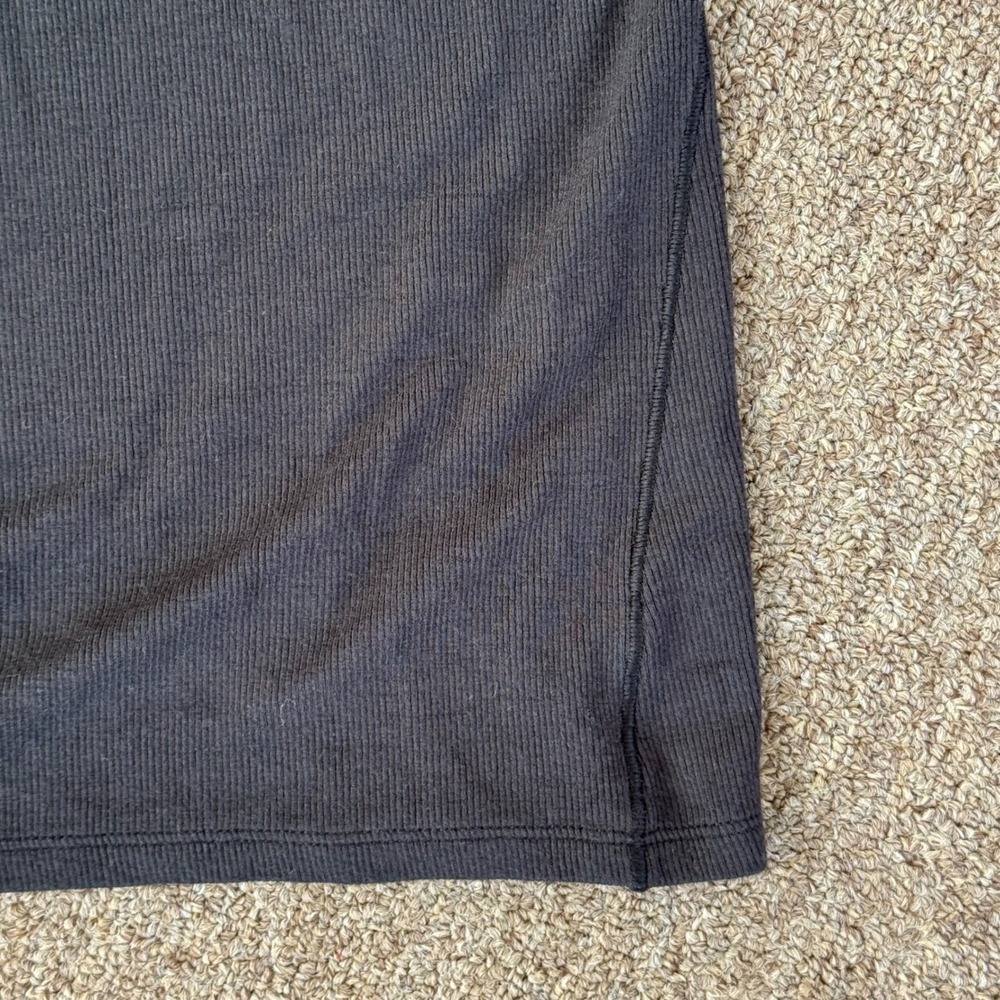 Lululemon Womens Black Ribbed Tank Top Scoop Neck Sleeveless Basic Layering S - Picture 2 of 4